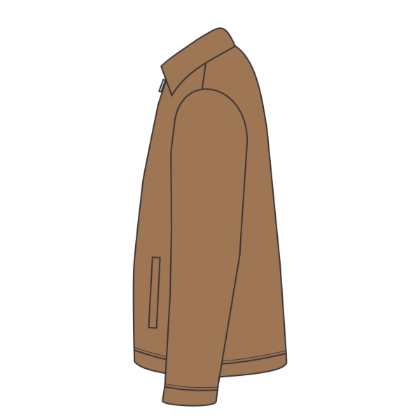 CornerStone Duck Cloth Work Jacket, Duck Brown / Duck Brown, Left side view