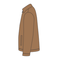 CornerStone Duck Cloth Work Jacket, Duck Brown / Duck Brown, Left side view