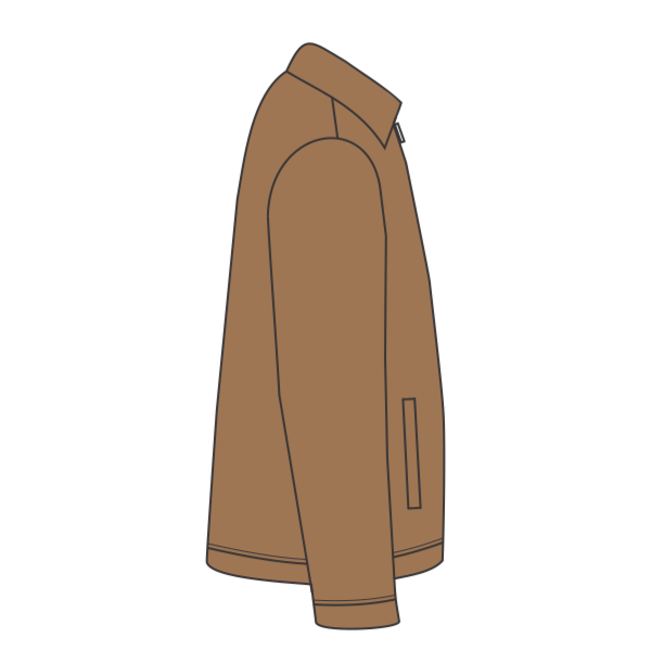 CornerStone Duck Cloth Work Jacket, Duck Brown / Duck Brown, Right side view