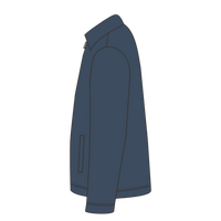 CornerStone Duck Cloth Work Jacket, Navy / Black, Left side view