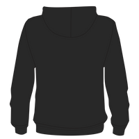 CornerStone Tall Duck Cloth Hooded Work Jacket, Black, Back view