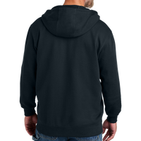 CornerStone Tough Fleece Full Zip Hoodie, Navy, Back view