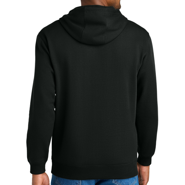 CornerStone Tough Fleece Pullover Hoodie, Black, Back view