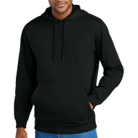 CornerStone Tough Fleece Pullover Hoodie, Black, Front view
