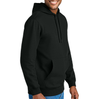CornerStone Tough Fleece Pullover Hoodie, Black, Right Sleeve view