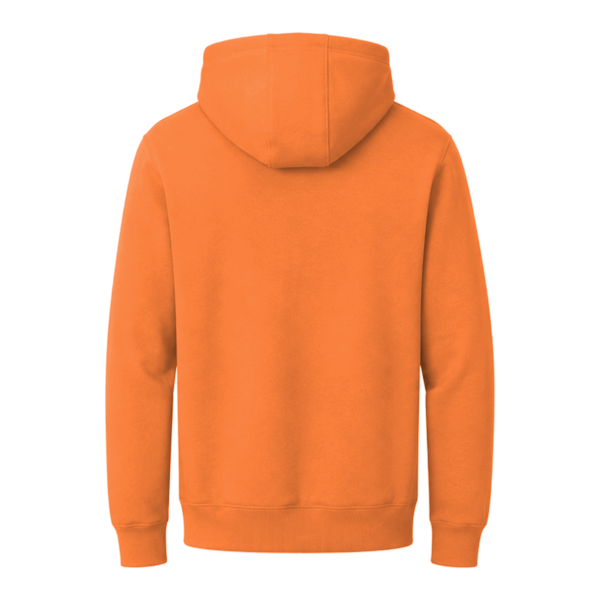 CornerStone Tough Fleece Pullover Hoodie, Bright Orange, Back view