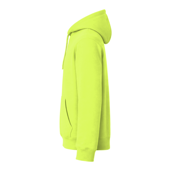 CornerStone Tough Fleece Pullover Hoodie, Bright Yellow, Left Sleeve view