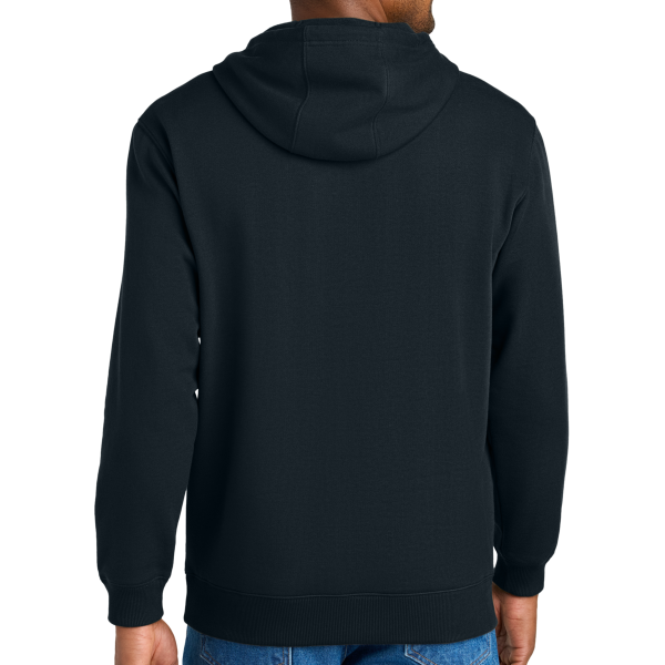 CornerStone Tough Fleece Pullover Hoodie, Navy, Back view