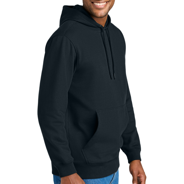 CornerStone Tough Fleece Pullover Hoodie, Navy, Right Sleeve view