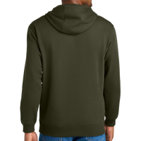 CornerStone Tough Fleece Pullover Hoodie, Tundra Green, Back view