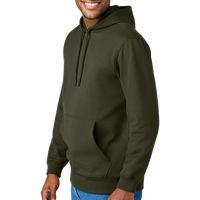 CornerStone Tough Fleece Pullover Hoodie, Tundra Green, Left Sleeve view
