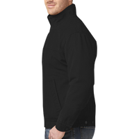 CornerStone Washed Duck Cloth Flannel Lined Work Jacket, Black, Left Sleeve (Long) view