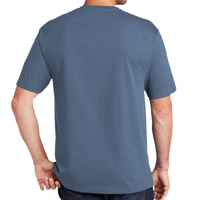 CornerStone Workwear Pocket Tee, Regatta Blue, Back view