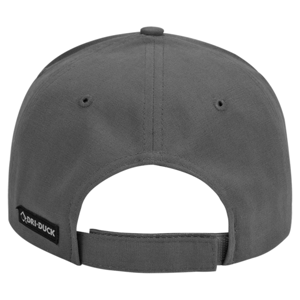 DRI DUCK Legend Cap, Charcoal, Back view