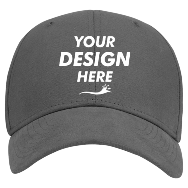 DRI DUCK Legend Cap, Charcoal, Front view, Mockup