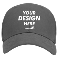 DRI DUCK Legend Cap, Charcoal, Front view, Mockup