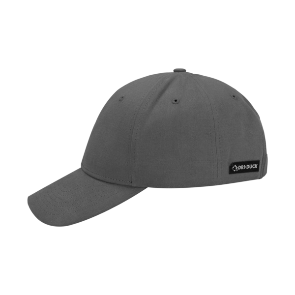 DRI DUCK Legend Cap, Charcoal, Left Side view