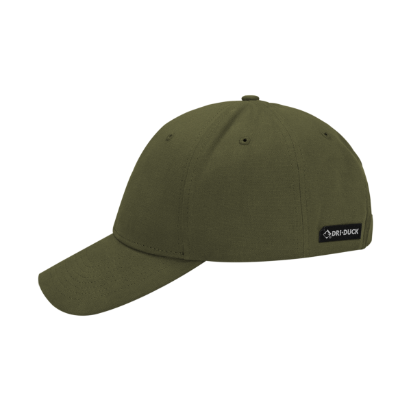DRI DUCK Legend Cap, Olive Green, Left Side view