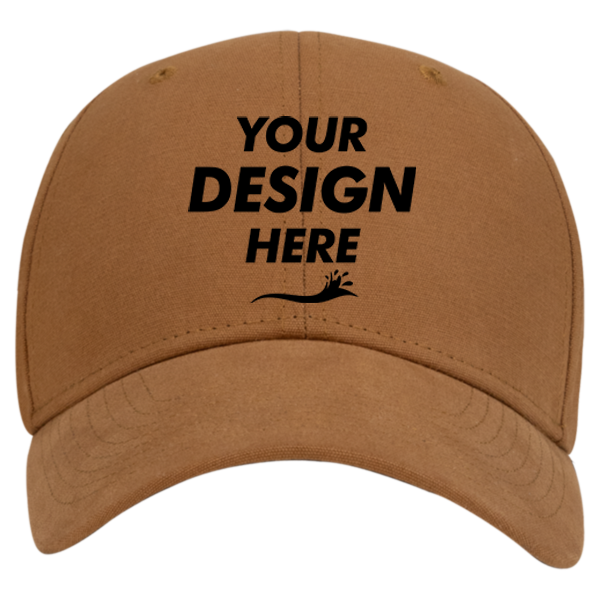 DRI DUCK Legend Cap, Saddle, Front view, Mockup