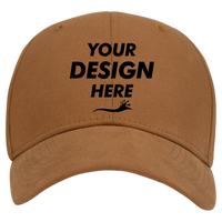 DRI DUCK Legend Cap, Saddle, Front view, Mockup