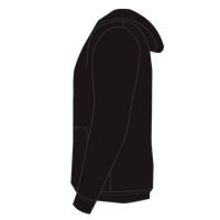 DRI DUCK Men's Cheyenne Boulder Cloth™ Hooded Jacket with Tricot Quilt Lining, Black, Left Sleeve (Long) view