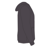 DRI DUCK Men's Cheyenne Boulder Cloth™ Hooded Jacket with Tricot Quilt Lining, Charcoal, Right Sleeve (Long) view