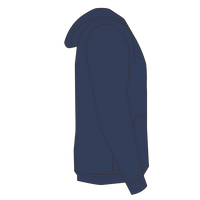 DRI DUCK Men's Cheyenne Boulder Cloth™ Hooded Jacket with Tricot Quilt Lining, Navy, Right Sleeve (Long) view