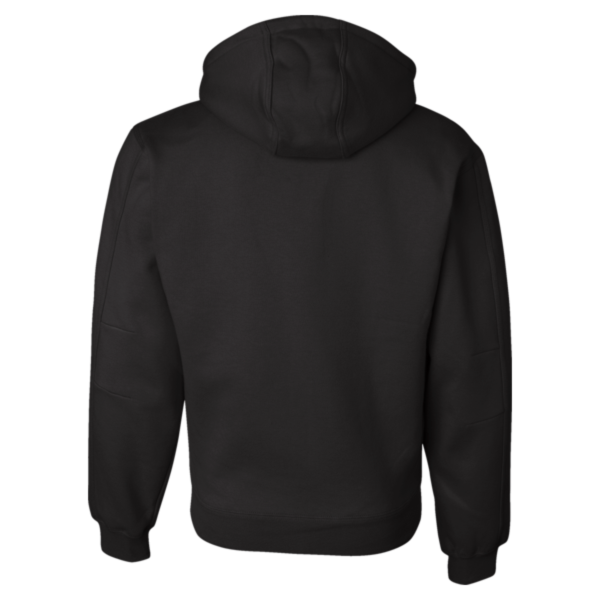 DRI DUCK Men's Crossfire Heavyweight Power Fleece Hooded Jacket with Thermal Lining, Black, Back view