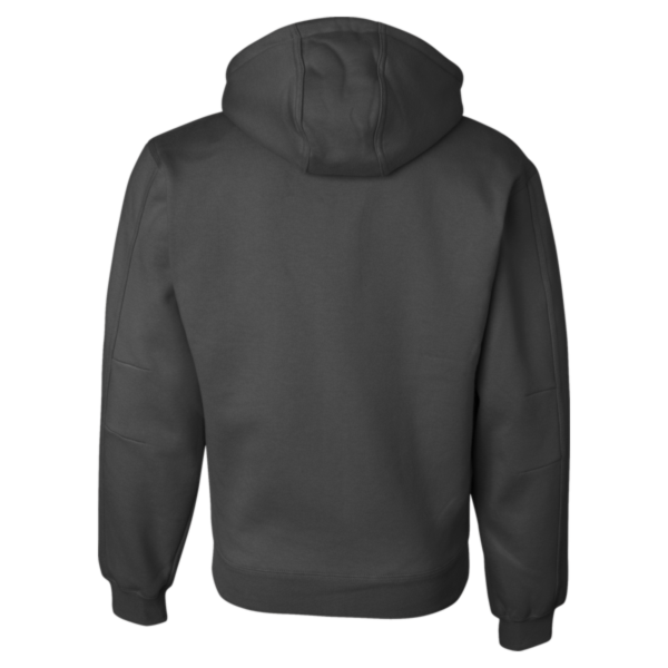 DRI DUCK Men's Crossfire Heavyweight Power Fleece Hooded Jacket with Thermal Lining, Dark Oxford, Back view