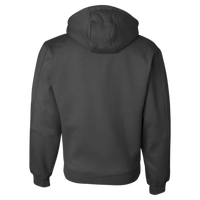 DRI DUCK Men's Crossfire Heavyweight Power Fleece Hooded Jacket with Thermal Lining, Dark Oxford, Back view