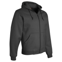 DRI DUCK Men's Crossfire Heavyweight Power Fleece Hooded Jacket with Thermal Lining, Dark Oxford, Right Sleeve view