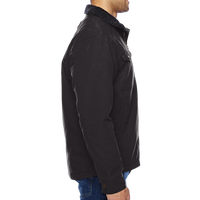 DRI DUCK Men's Endeavor Canyon Cloth™ Canvas Jacket with Sherpa Lining, Black, Right Sleeve view
