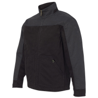 DRI DUCK Men's Horizon Boulder Cloth™ Canvas Jacket, Black / Charcoal, Left Sleeve view