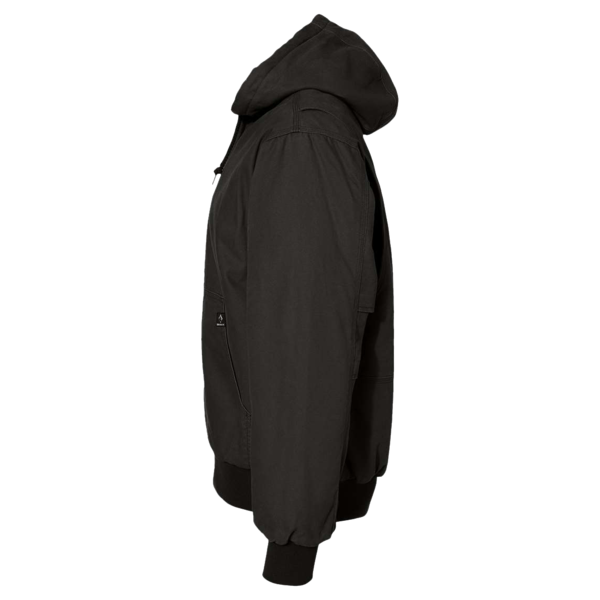 DRI DUCK Men's Laramie Power Move Jacket, Black, Left Sleeve view