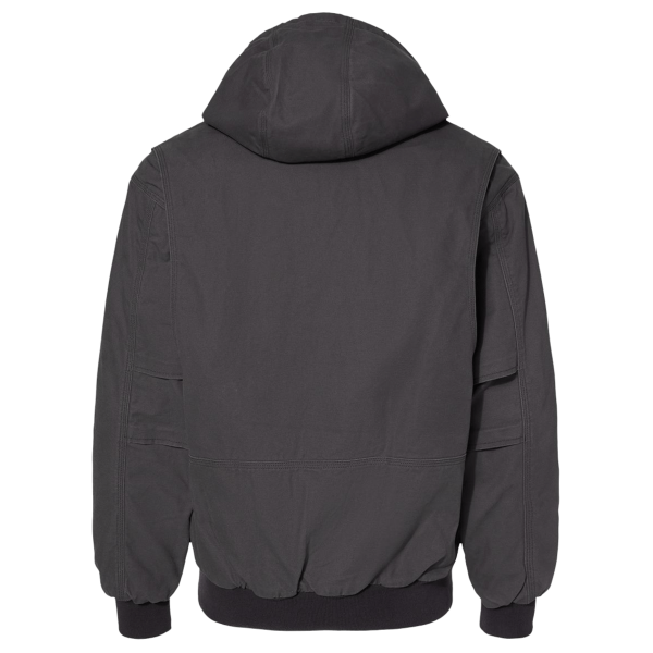 DRI DUCK Men's Laramie Power Move Jacket, Charcoal, Back view