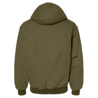 DRI DUCK Men's Laramie Power Move Jacket, Olive, Back view