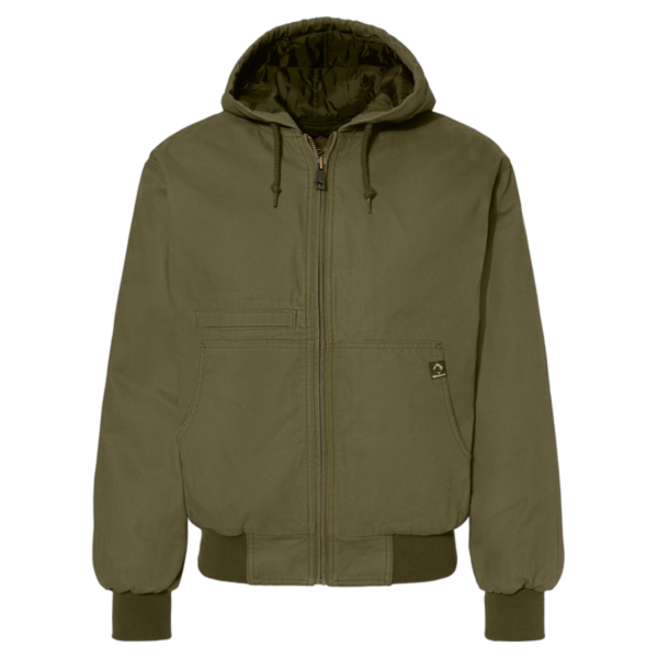 DRI DUCK Men's Laramie Power Move Jacket, Olive, Front view