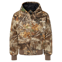 DRI DUCK Men's Laramie Power Move Jacket, Realtree Edge, Front view, Mockup