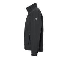 DRI DUCK Men's Motion Soft Shell Jacket, Charcoal / Charcoal, Left Sleeve view