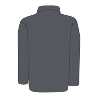 DRI DUCK Men's Ranger Melange Fleece Pullover, Charcoal, Back view