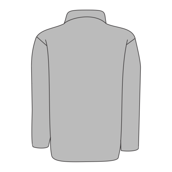 DRI DUCK Men's Ranger Melange Fleece Pullover, Platinum, Back view
