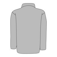 DRI DUCK Men's Ranger Melange Fleece Pullover, Platinum, Back view