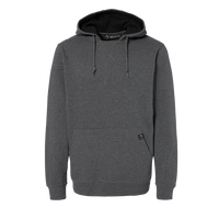 DRI DUCK Men's Woodland Fleece Hooded Pullover, Dark Oxford, Front view