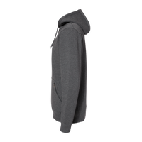 DRI DUCK Men's Woodland Fleece Hooded Pullover, Dark Oxford, Left Sleeve view
