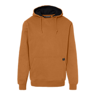 DRI DUCK Men's Woodland Fleece Hooded Pullover, Saddle, Front view