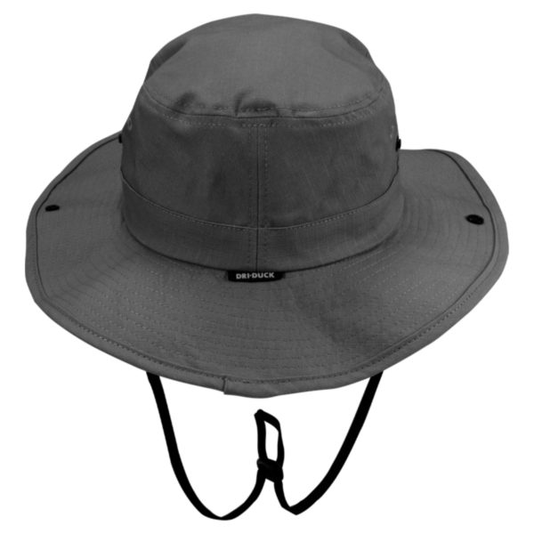 DRI DUCK Ripstop Booney, Charcoal, Back view
