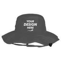 DRI DUCK Ripstop Booney, Charcoal, Front view, Mockup
