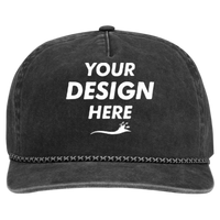 DRI DUCK Rockwell Cap, Charcoal / Charcoal, Front view, Mockup