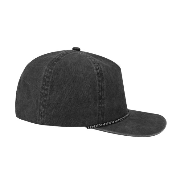 DRI DUCK Rockwell Cap, Charcoal / Charcoal, Right Side view