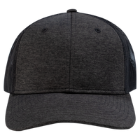 DRI DUCK Rover Trucker Cap, Black, Front view